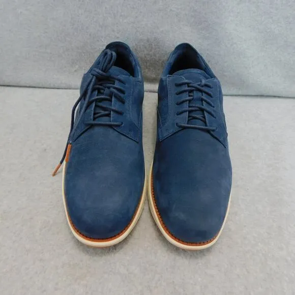 Cole Haan Mens Grand Atlantic Derby Navy Blazer Nubuck Shoes Size 10 New Box