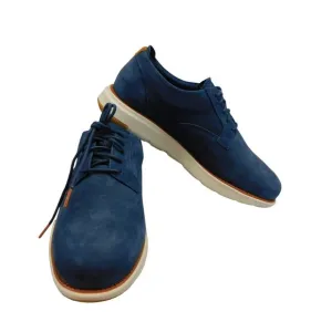 Cole Haan Mens Grand Atlantic Derby Navy Blazer Nubuck Shoes Size 10 New Box