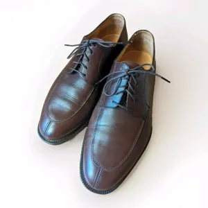 Cole Haan Mens Size 9D Brown Leather Williams Oxford Dress Shoes