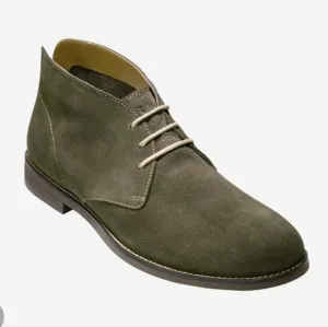 Cole Haan Mens Suede Chukka Ankle Lace Up Dress Boots shoes sz 11.5M