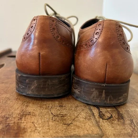 Cole Haan men's sz 7.5 derby oxford dress shoes preworn