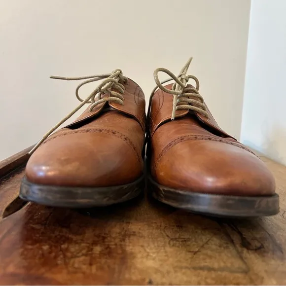 Cole Haan men's sz 7.5 derby oxford dress shoes preworn