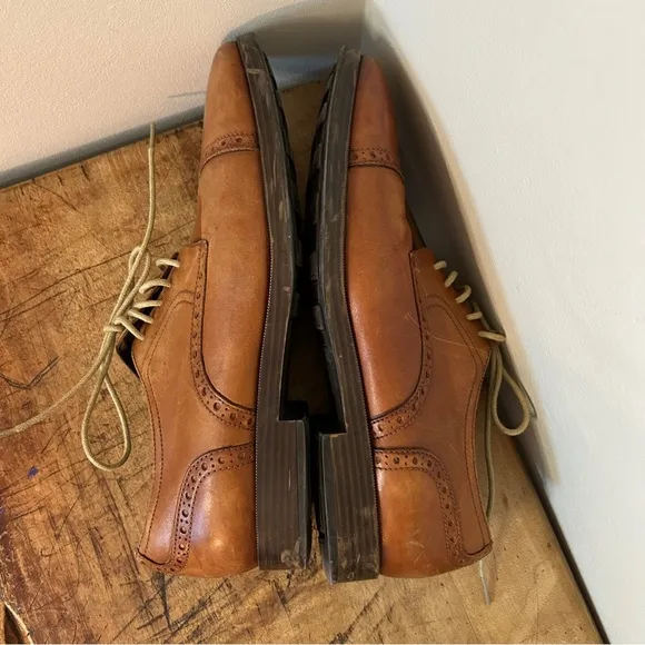 Cole Haan men's sz 7.5 derby oxford dress shoes preworn