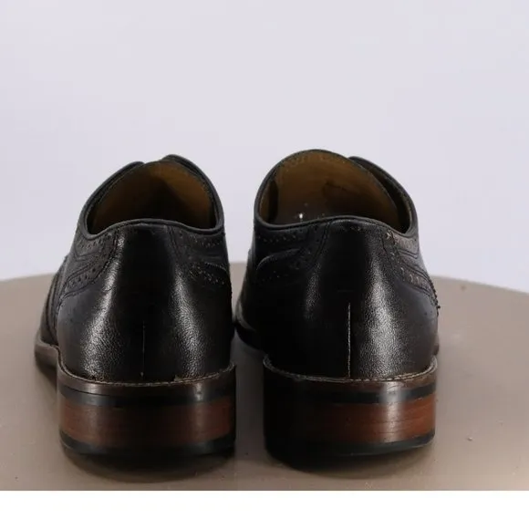 Cole Haan Men's Wingtip Brogue Dress Shoes Size 10 Leather Black C12227