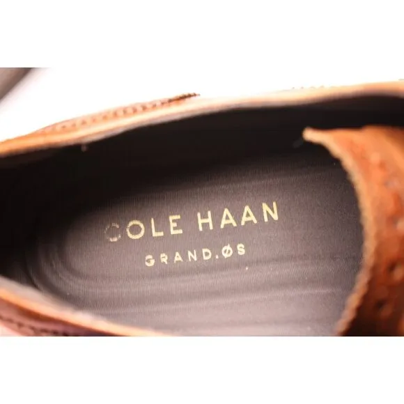 Cole Haan Mens Wingtip Oxfords Dress Shoes Brown SZ 10M
