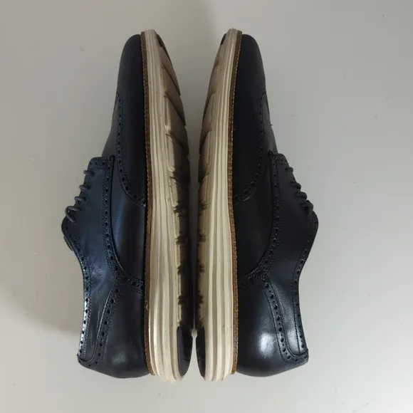 Cole Haan Original Grand Men's Wingtip Oxfords‎ Dress Shoes Sz 13 C20775 Black