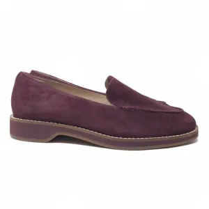 Cole Haan Suede Leather The Go-To Loafer Shoes Size 5.5B Women's Wine Flats