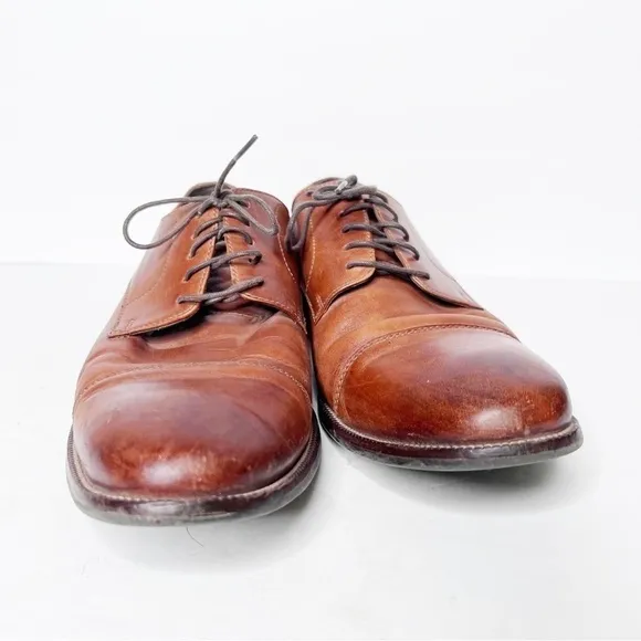 Cole Haan Tan Brown Leather Cap Oxford Dress Shoes Size 10.5 Men’s