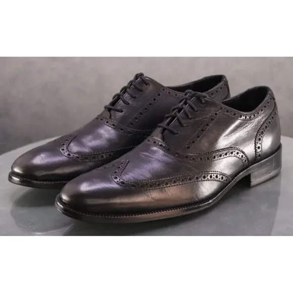 Cole Haan Williams Men's Oxfords Wingtip Dress Shoes Size 9.5 Leather C12209