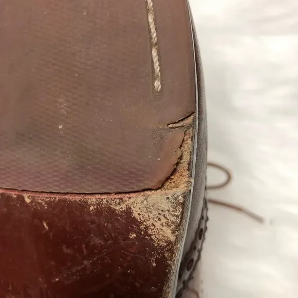 COLE HAAN WING TIP OXFORD LEATHER TIE SHOES