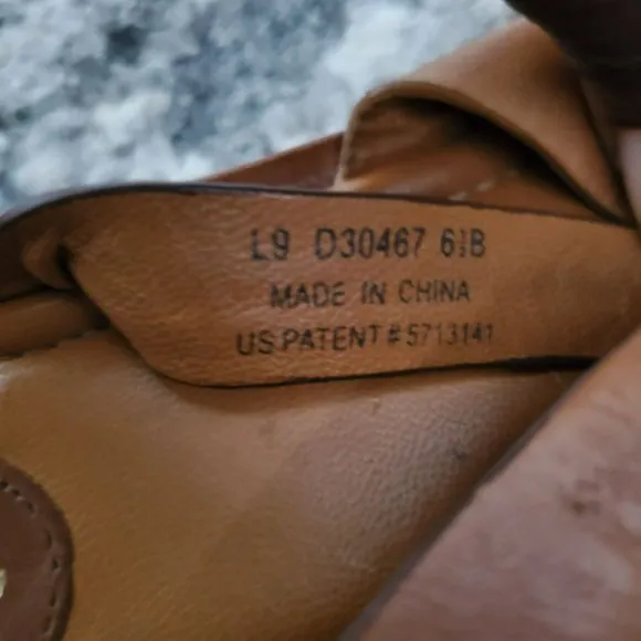Cole Haan Women's Slide Strappy Wedge Sandals Brown/Tan Size 6 1/2B