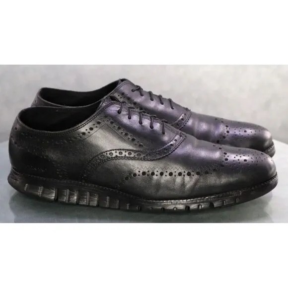 Cole Haan Zero Grand Men's Wingtip Oxfords Dress Shoes Size 12 Leather C20719