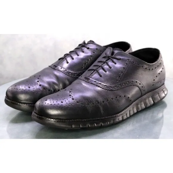 Cole Haan Zero Grand Men's Wingtip Oxfords Dress Shoes Size 12 Leather C20719