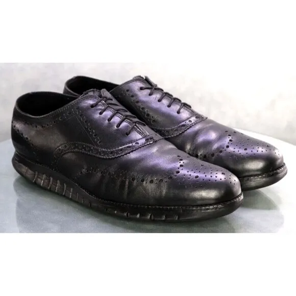 Cole Haan Zero Grand Men's Wingtip Oxfords Dress Shoes Size 12 Leather C20719