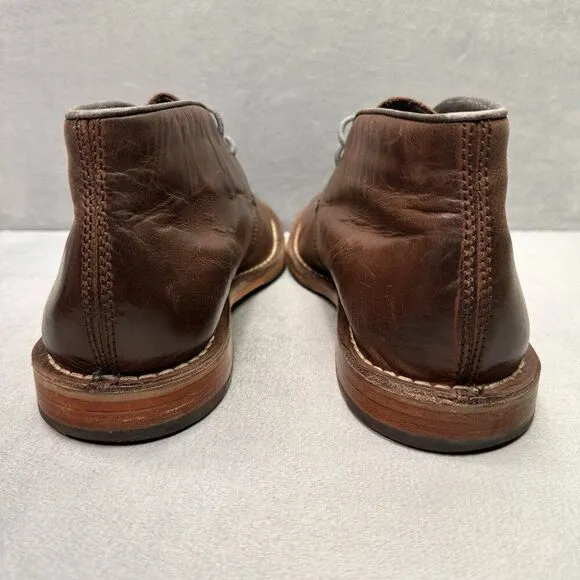 Cole Haan Grand.Os Mens Size 9.5 (M) Chukka Boots Brown Leather Lace Up Dress