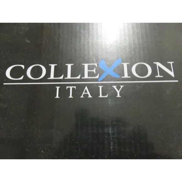 Collexion Italy Black Italian Leather Dress Loafers shoes Size 40 or US 9