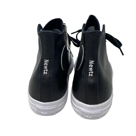 Converse Ctas High Leather Black Wedding Women's Sneakers Custom A02247C-BLKWTBK
