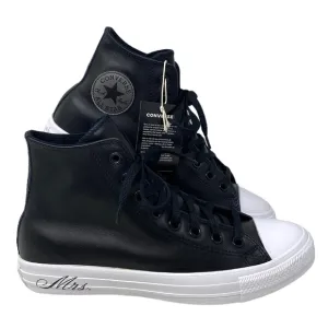 Converse Ctas High Leather Black Wedding Women's Sneakers Custom A02247C-BLKWTBK