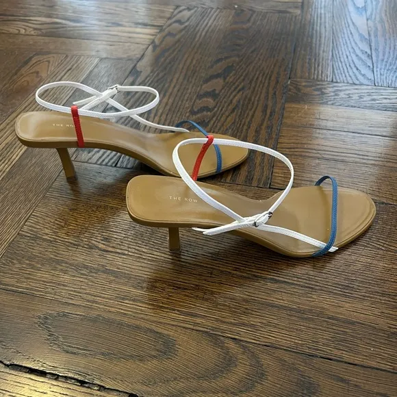 COPY - The Row Bare Tri-Color Leather Sandals Women Size 7.5