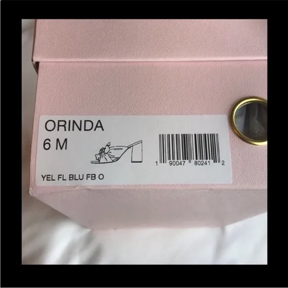 CUPCAKES AND CASHMERE FLORAL MULES.  NEW IN BOX
