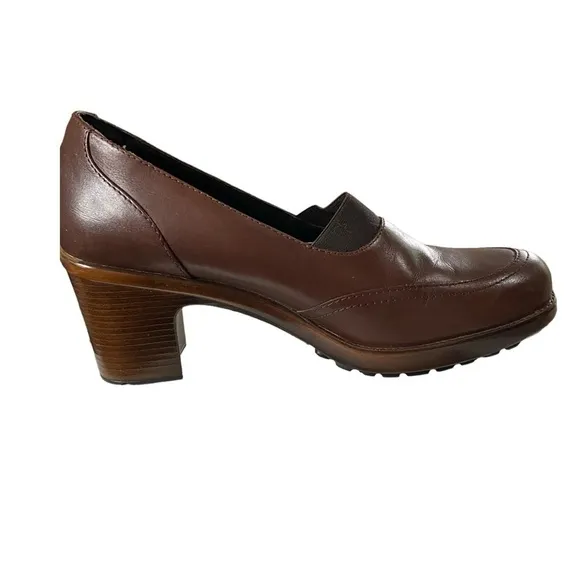 Dansko Brown Leather Oxford Heel