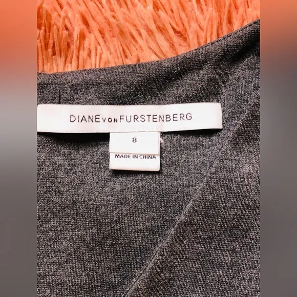 Diane von Furstenberg Carla Sleeveless Dropped-Waist Dress. Size 8