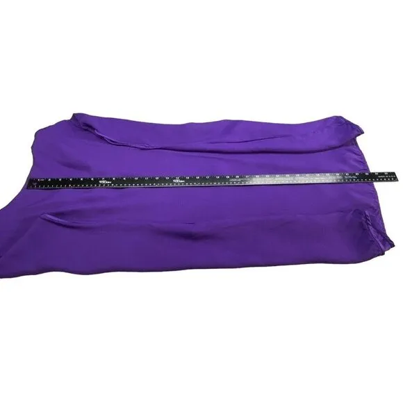 DIANE VON FURSTENBERG Tunic V Neck Dress Purple M 11-11