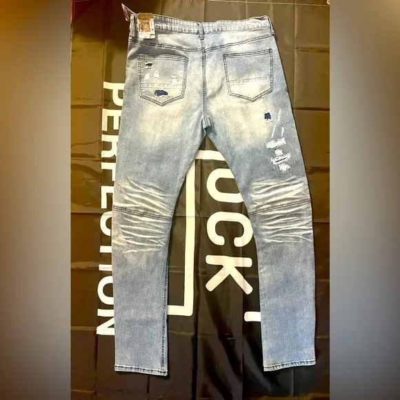 Distressed Rutherford Denim