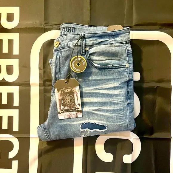 Distressed Rutherford Denim