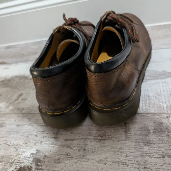 Doc Dr. Martens Leather Lace up Shoes Brown Vintage 8053 Men's Size‎ 13