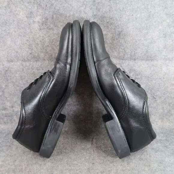 Dockers Shoes Mens 12 Oxford Derby Black Leather Gordon Classic Formal Cap Toe