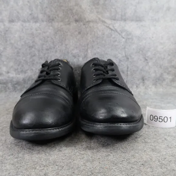 Dockers Shoes Mens 12 Oxford Derby Black Leather Gordon Classic Formal Cap Toe