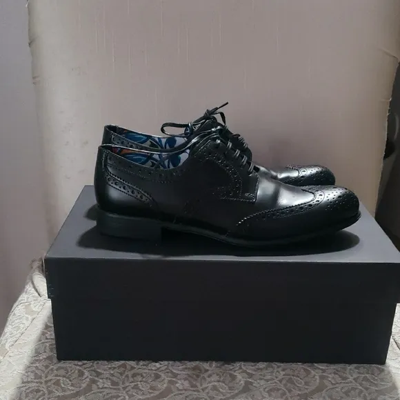 Dolce &amp; Gabbana Black Oxford Dress Shoes