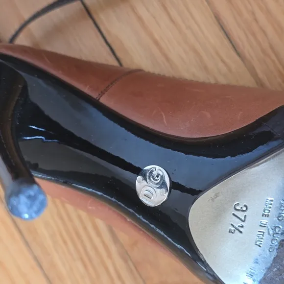 Dolce And Gabbana Elegant Brown and Black Women's Heels