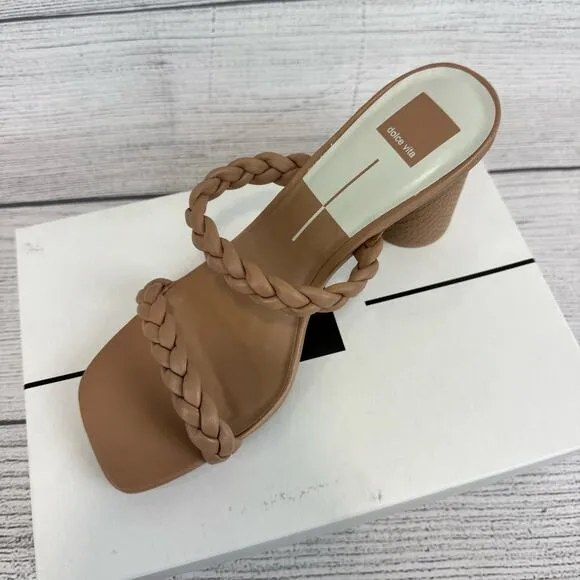 Dolce Vita Cafe Stella Nairi Woven Braided Strappy Heeled Sandals Size 11
