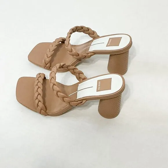 Dolce Vita NWB Sz 8 Cafe Stella Nairi Braided Strappy Sandals