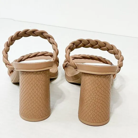 Dolce Vita NWB Sz 8 Cafe Stella Nairi Braided Strappy Sandals