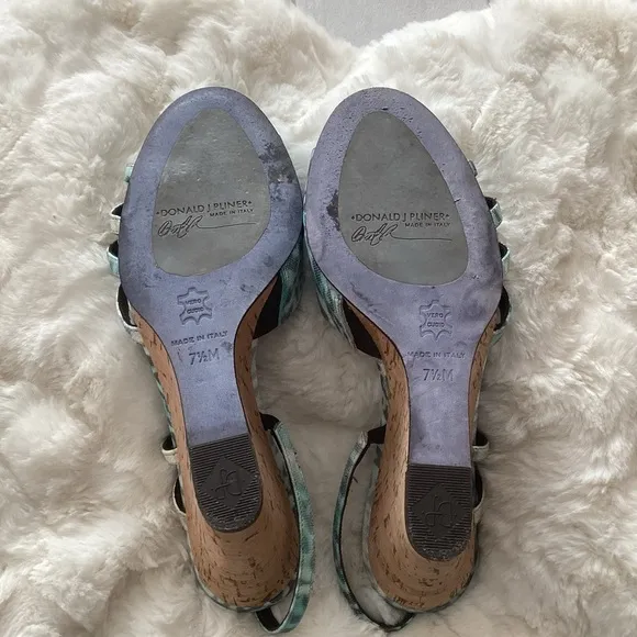 Donald J. Pliner Women's Blue Slingback Shoes