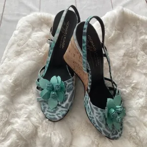 Donald J. Pliner Women's Blue Slingback Shoes
