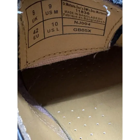 Dr. Martens Doc AirWair 1461 Oxford Shoes Mens Size 9, EU 42 GB05X