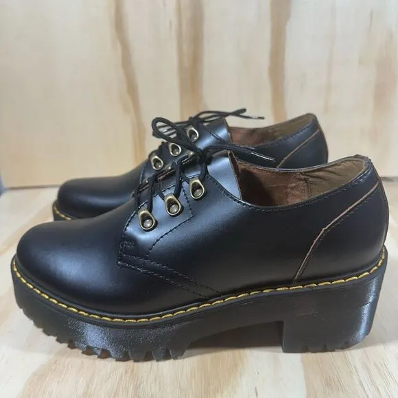 Dr Martens Leona Lug Sole Platform Derby Shoes Women’s Size 10 - NWT
