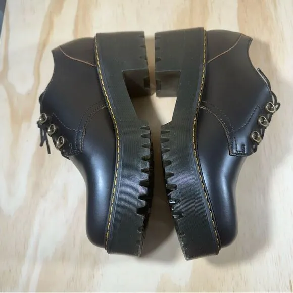 Dr Martens Leona Lug Sole Platform Derby Shoes Women’s Size 10 - NWT