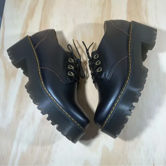 Dr Martens Leona Lug Sole Platform Derby Shoes Women’s Size 10 - NWT