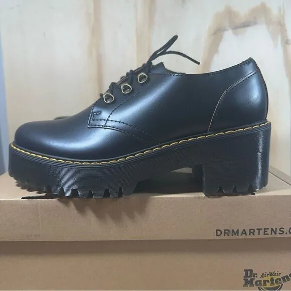 Dr Martens Leona Lug Sole Platform Derby Shoes Women’s Size 10 - NWT
