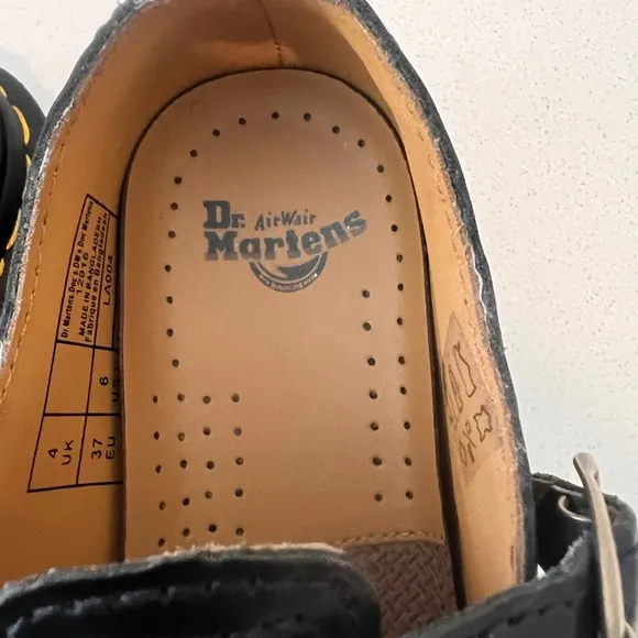 Dr. Martens Mary Jane Shoes Women’s Size 6 UK5 Black Leather 1291600