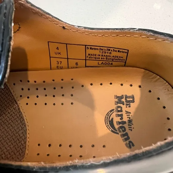 Dr. Martens Mary Jane Shoes Women’s Size 6 UK5 Black Leather 1291600
