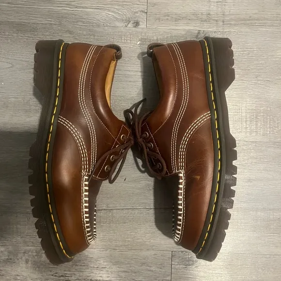 Dr. Martins LOWELL LEATHER MOC TOE SHOES