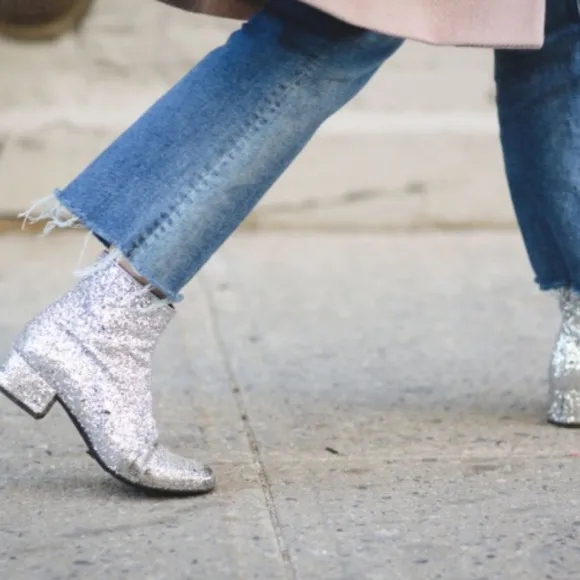 Dries Van Noten velvet boots NWOB