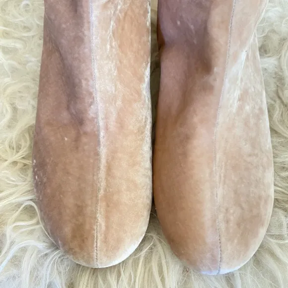 Dries Van Noten velvet boots NWOB