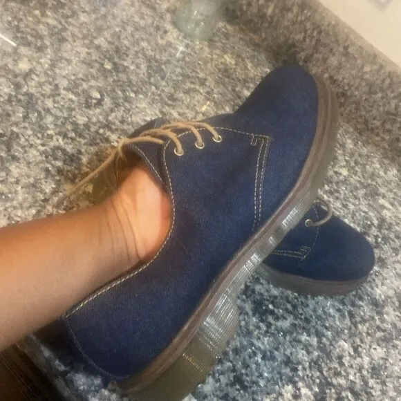 Dr Marten canvas leather men Sz 10